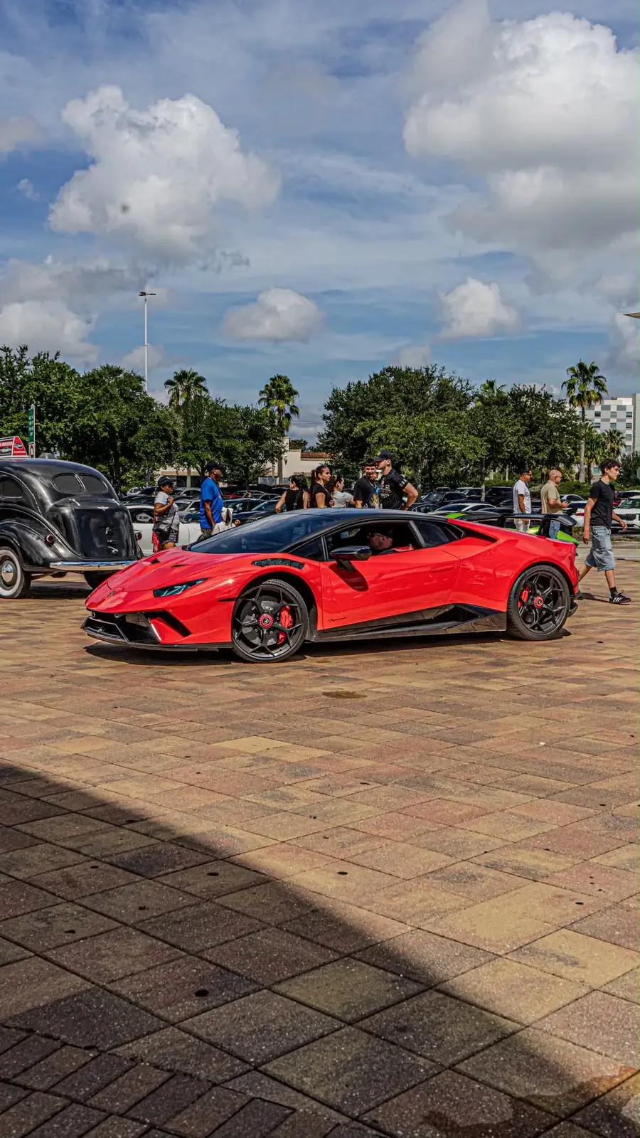 Red Lamborghini photographed by CarsByLens